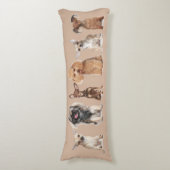 Coussin mignon de corps de chiens (devant Vertical)