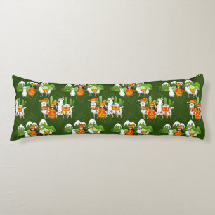Coussin mignon de corps de lama de décor de pièc