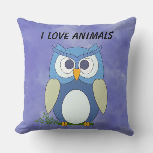 Coussin mignon de Little Owl