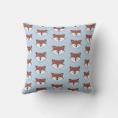 Coussin mignon de nom de Fox de région boisée (Verso)