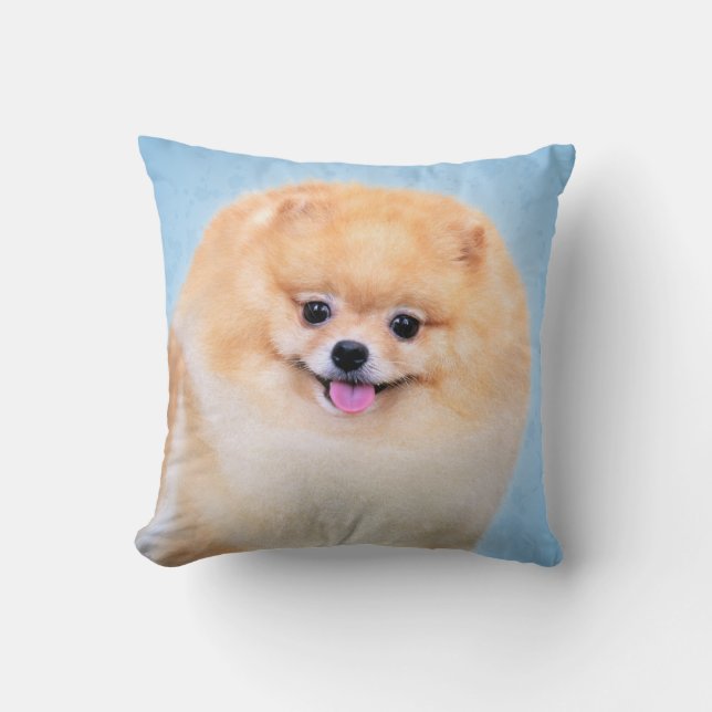 Coussin mignon de Pomeranian (Recto)