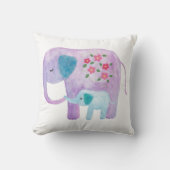 Coussin mignon d'éléphant de coussin de maman et (Recto)