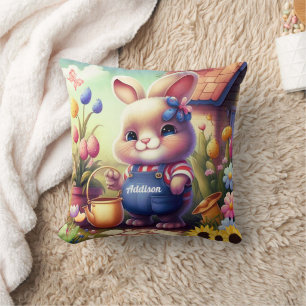 Coussin Mignon Enfant Lapin