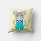 Coussin Mignon et élégante petite souris (Verso)