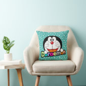 Coussin Mignon Kawaii Doraemon Anime Noir (Chaise)
