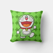 Coussin Mignon Mini Doraemon Vert Anime (Recto)