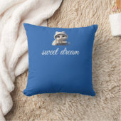 Coussin Mignon ours endormi design (Couverture)