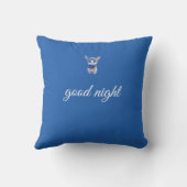 Coussin Mignon ours endormi design (Verso)