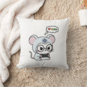 Coussin Mignon petit adorable souris charmante (Couverture)