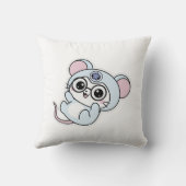 Coussin Mignon petit adorable souris charmante (Verso)