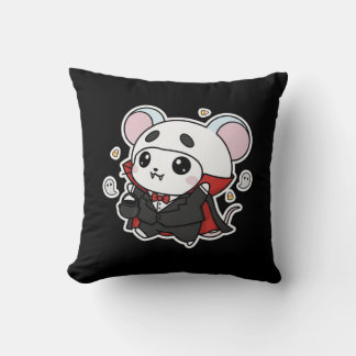 Coussin Mignon petit souris adorable prêt pour Halloween