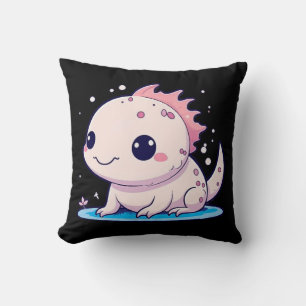 Coussin mignon philosophe axolotl