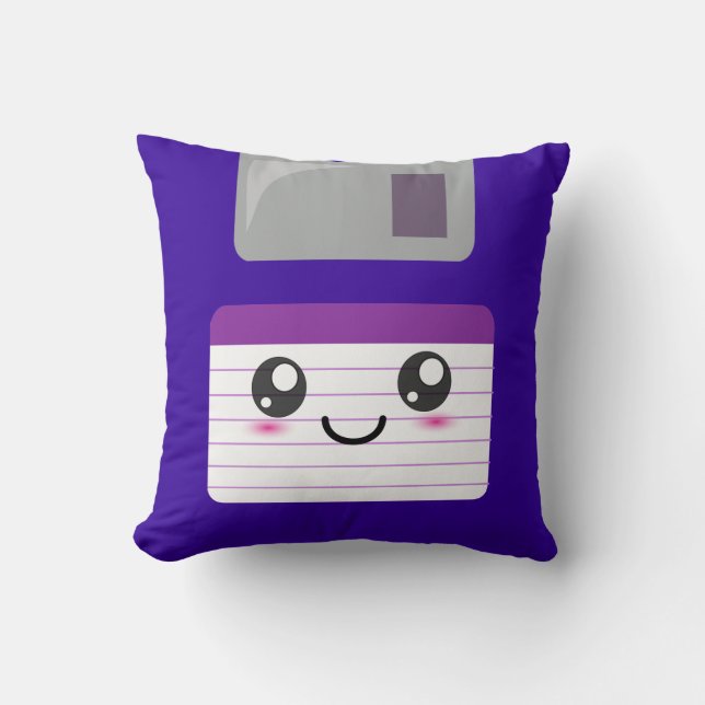 Coussin mignon pourpre de disque souple (Recto)