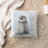 Coussin Mignon poussin de pingouin dans le dessin animé d (Couverture)