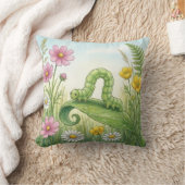 Coussin Mignon ver chenille minuscules insectes  (Couverture)