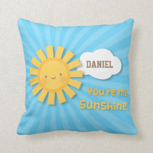 Coussin Mignon Vous êtes mon Soleil Décoration de chambre