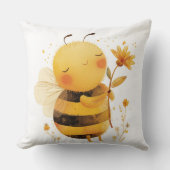 Coussin Mignonne Abeille, Abeille Douillette (Recto)