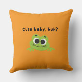 Coussin Mignonne bébé, hein ? (Verso)