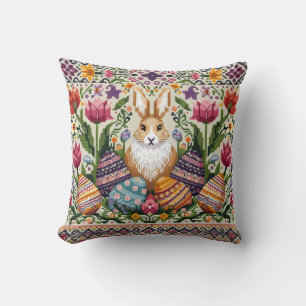 Coussin Mignonne/Colorée Printemps/Pâques