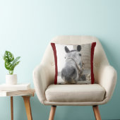 Coussin Mignonne Gros plan d'un cheval (Chaise)