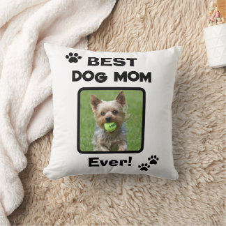 Coussin Mignonne Meilleure Maman de Chien Chat Tout Simple