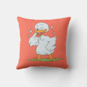 Coussin Mignonne Smile visage & Canard (Verso)