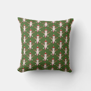 Coussin Mignons Axolotl de Noël