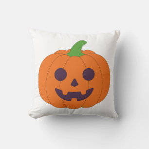 Coussin Mignons citrouilles et chats noirs d'Halloween