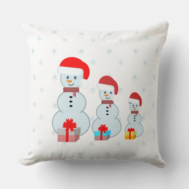 Coussin Mignons neigeux (Recto)