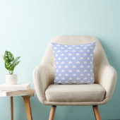 Coussin Mignons nuages blancs sur bleu (Chaise)