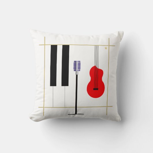 Coussin Mikrofon och Instrument (Recto)