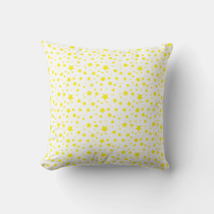 Coussin Mille petites étoiles jaunes