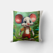 Coussin Milo, la souris de la jungle (Verso)