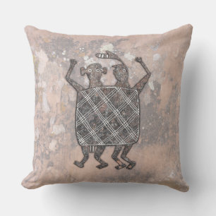 Coussin Mimbres Poterie Design "La couverture Mariage"