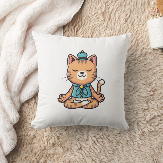 Coussin Mince Chat Monarque (Couverture)