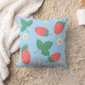 Coussin Mini Fleur de Fraisier (Couverture)