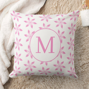 Coussin Mini minimaliste de la fleur Sakura rose pâle dess