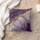 Coussin Mini-scandinave Chic Lilac Marbre pourpre (Couverture)