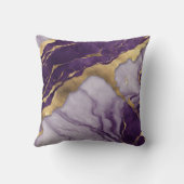 Coussin Mini-scandinave Chic Lilac Marbre pourpre (Verso)