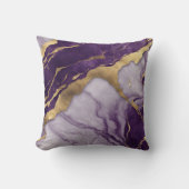 Coussin Mini-scandinave Chic Lilac Marbre pourpre (Recto)