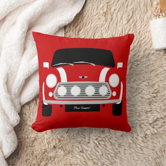 Coussin Mini voiture originale classique rouge (Couverture)