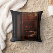 Coussin Miniature livre nook diorama - lecture au lit (Couverture)