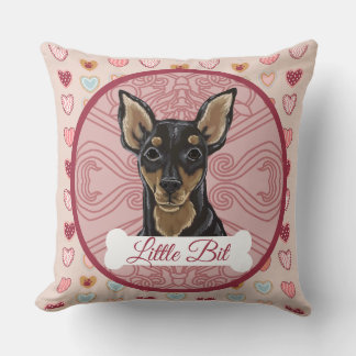 Coussin Miniature Pinscher Personalize Pillow