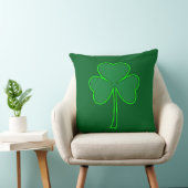 Coussin Minimal Shamrock St Patrick’s Day Shirt – almofada (Chaise)