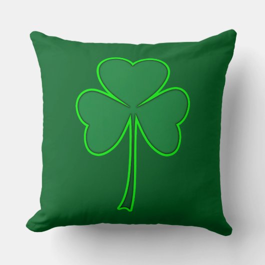 Coussin Minimal Shamrock St Patrick’s Day Shirt – almofada (Recto)