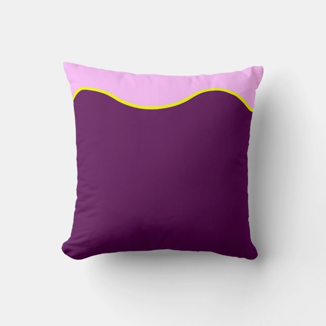 Coussin Minimalisme Art Abstrait Pastel Pink (Recto)