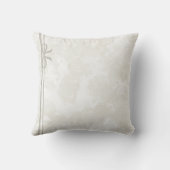 Coussin Minimalist Heart Wedding Thank You – Custom (Verso)