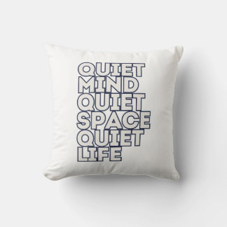 Coussin Minimalist Motivational Quote Throw Pillow — Moder