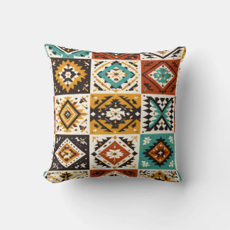 Coussin Minimalist Tribal Vertical Stripe Pillow | African