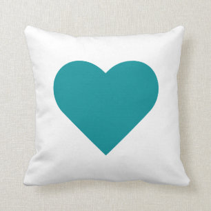 Coussin Minimaliste de Hérat turquoise
